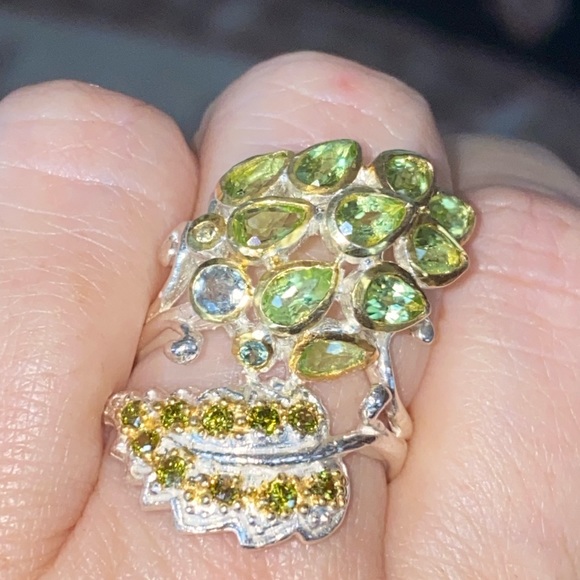 Healing Genuine Peridot Ring - Picture 9 of 9